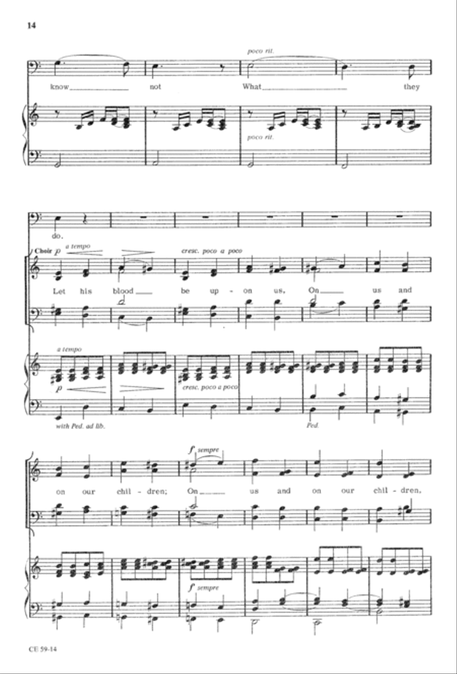 The Seven Last Words of Christ 4-Part scores gallery preview page 16