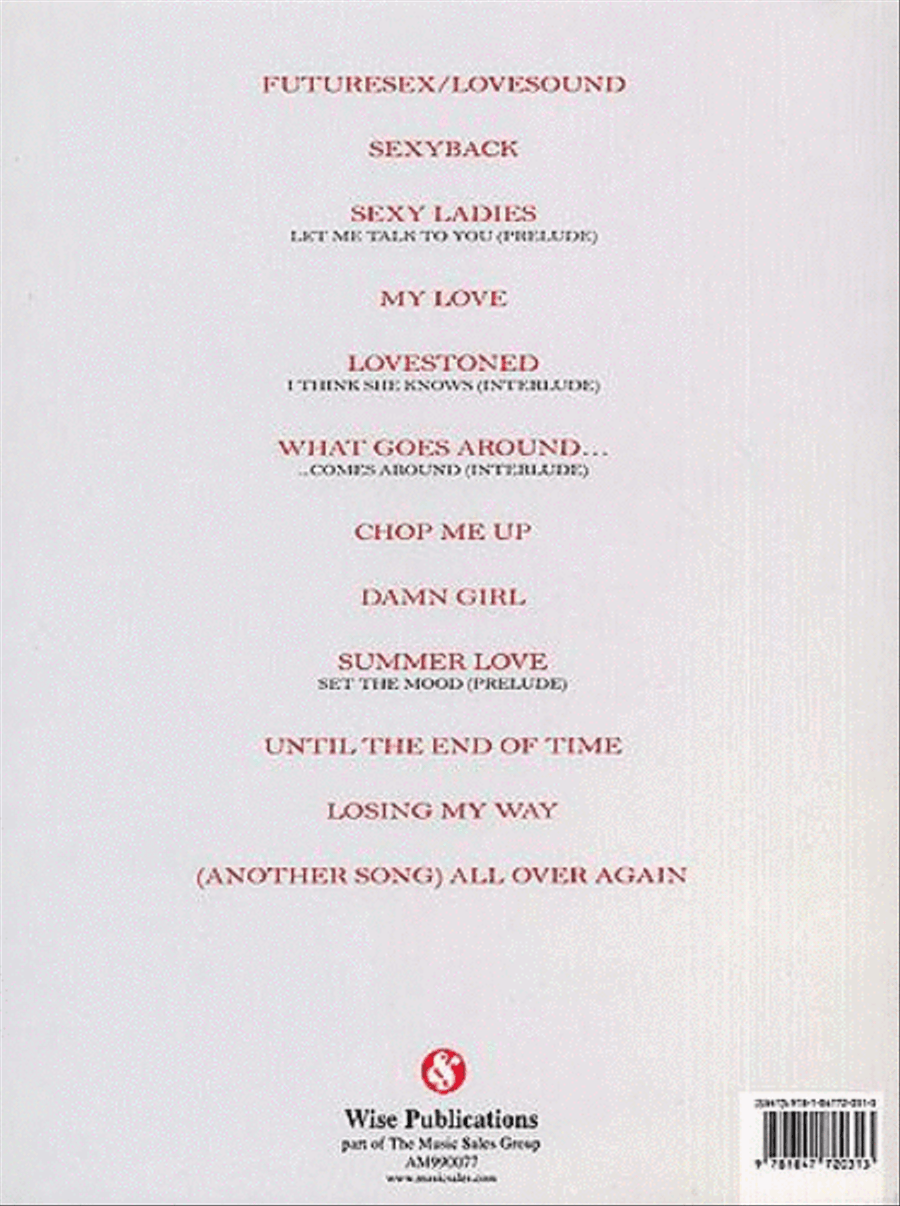Futuresex/Lovesounds Futuresex/Lovesounds Piano, Vocal, Guitar scores gallery preview page 2