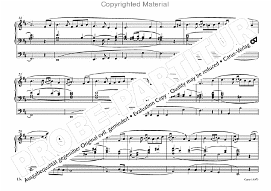 Freiburger Orgelbuch: Stammteil Organ Solo scores gallery preview page 131