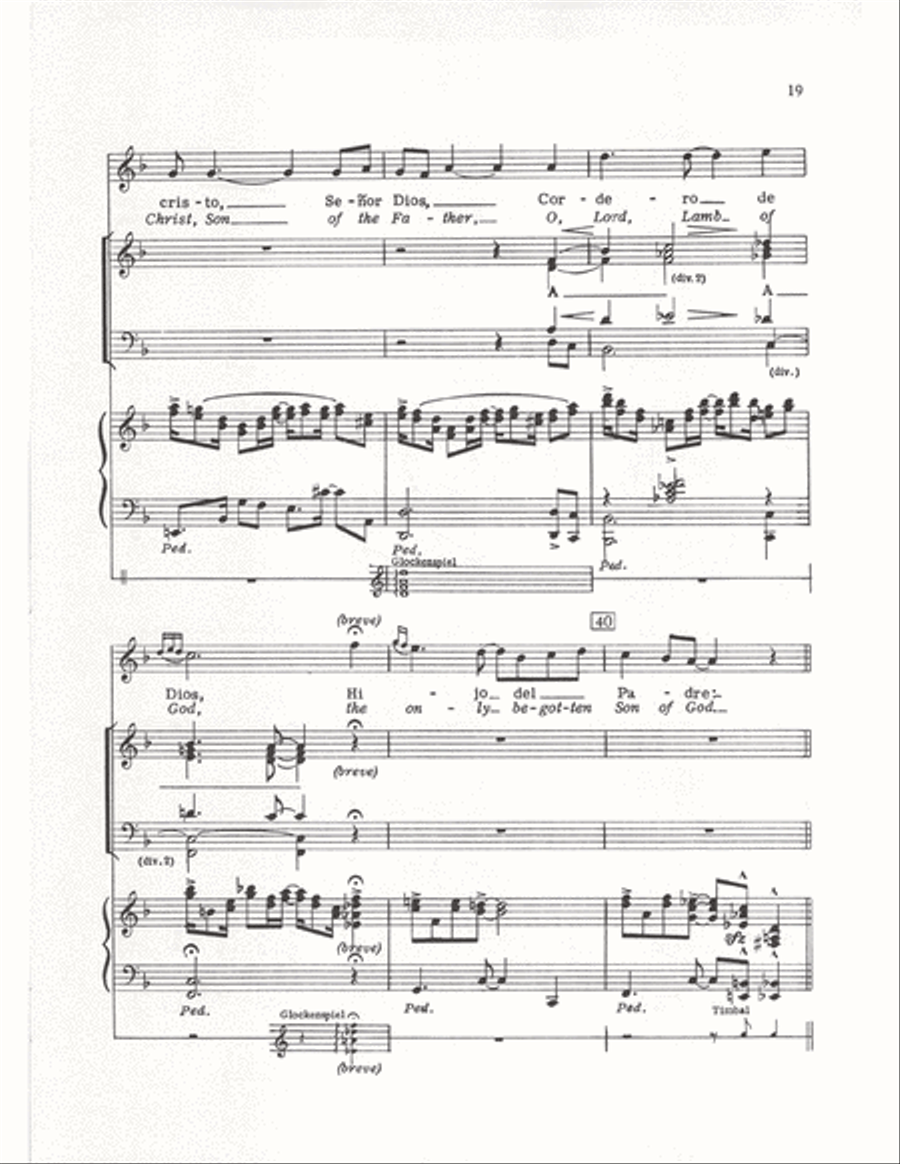 The Cuban Mass (Vocal Score) 4-Part scores gallery preview page 16
