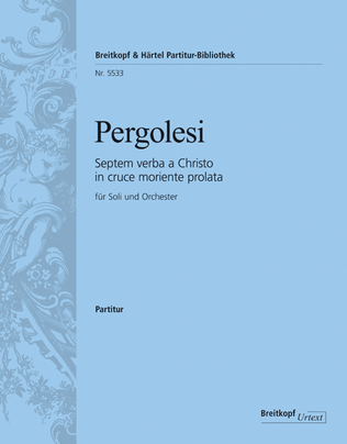 Book cover for Septem verba a Christo in cruce moriente prolata