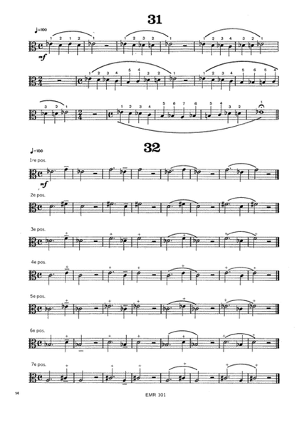 Method for alto trombone