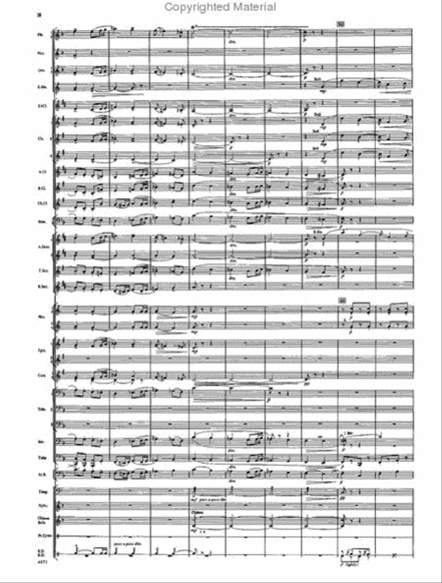 Fourth Suite for Band Concert Band scores gallery preview page 36