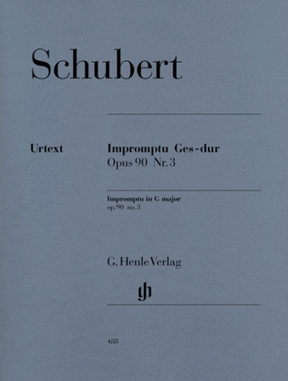 Book cover for Schubert - Impromptu Op 90 No 3 G Flat