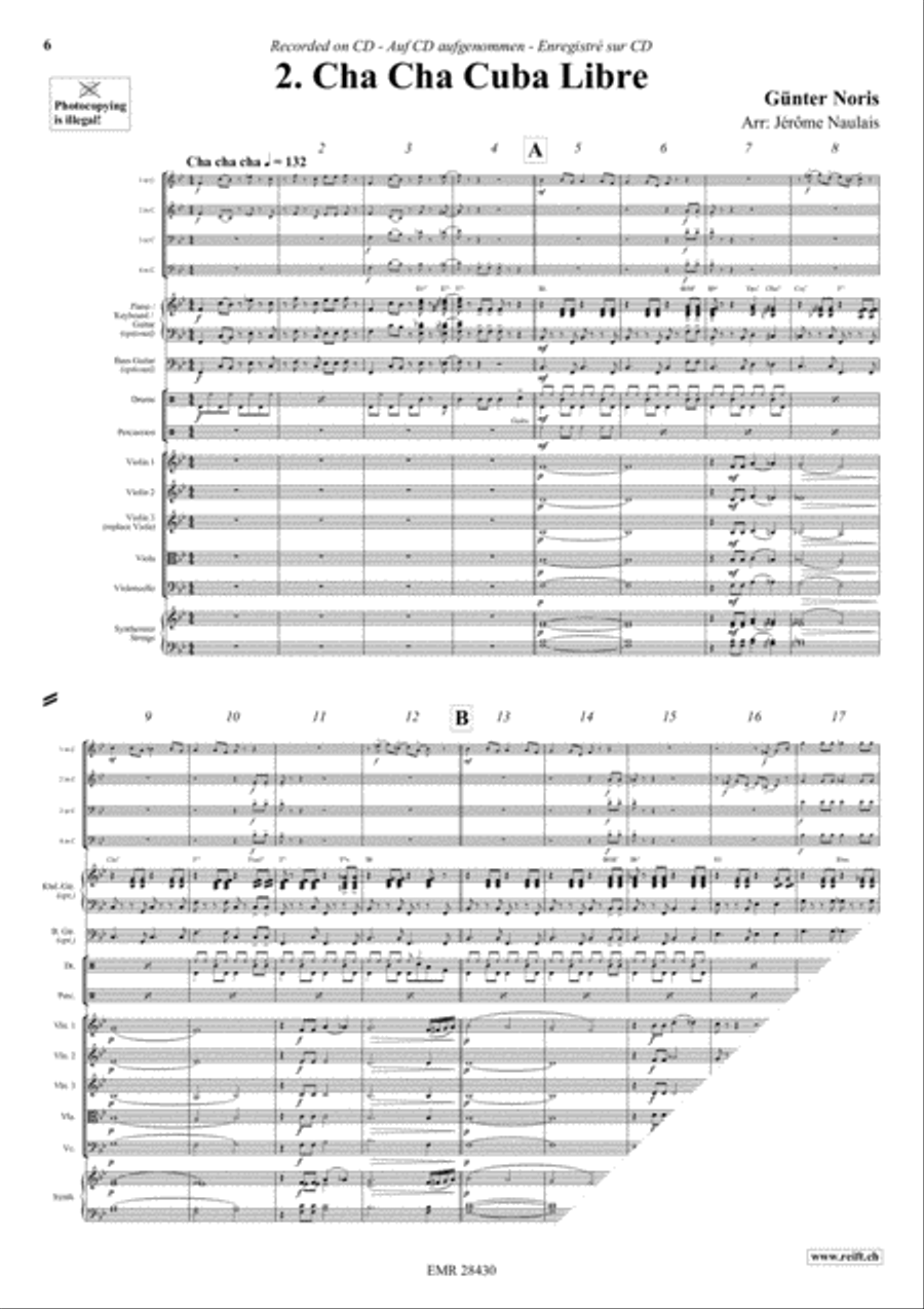 Let's Dance Volume 1 Woodwind Quartet scores gallery preview page 4