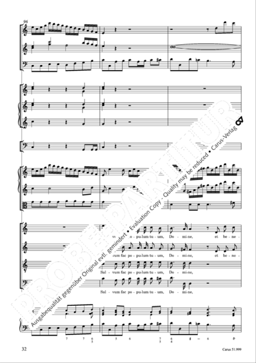 Te Deum Te Deum 4-Part scores gallery preview page 33