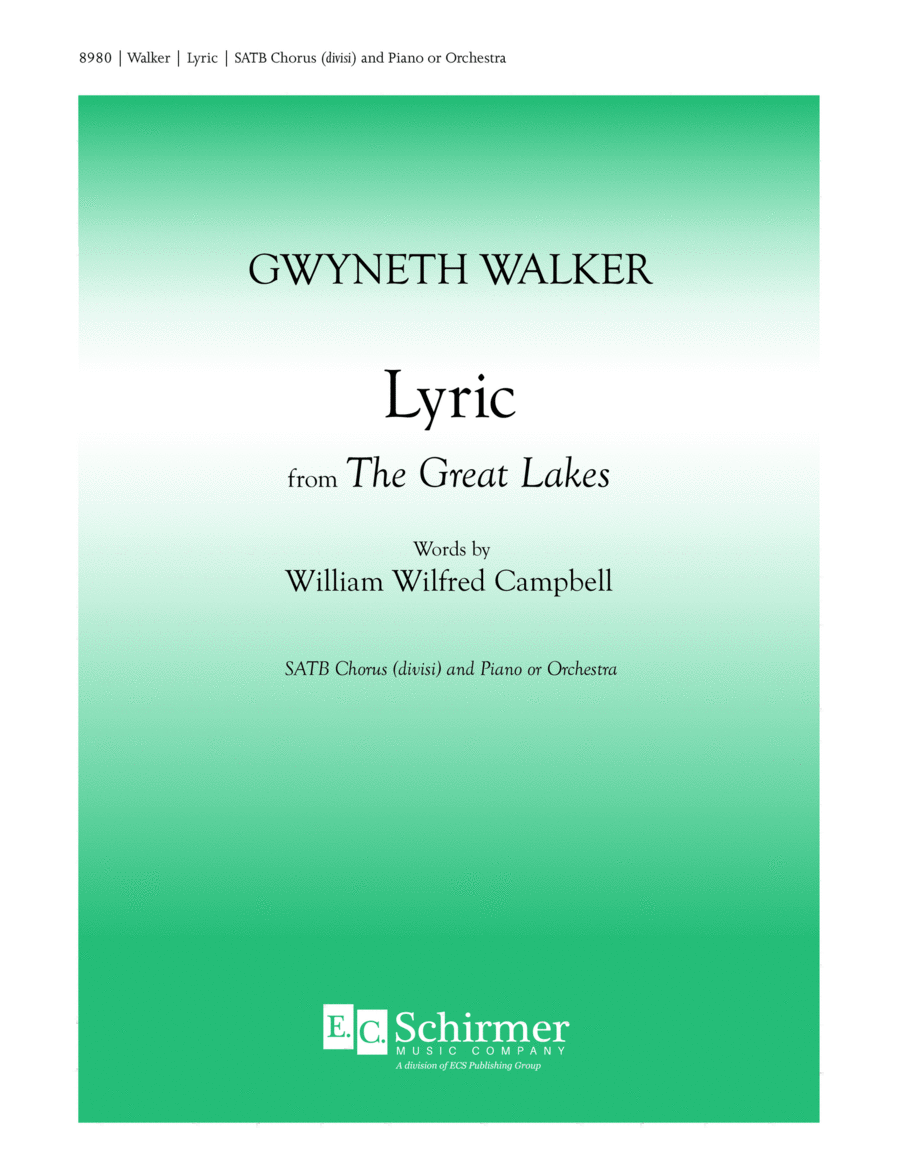 Lyric Lyric Divisi scores gallery preview page 1