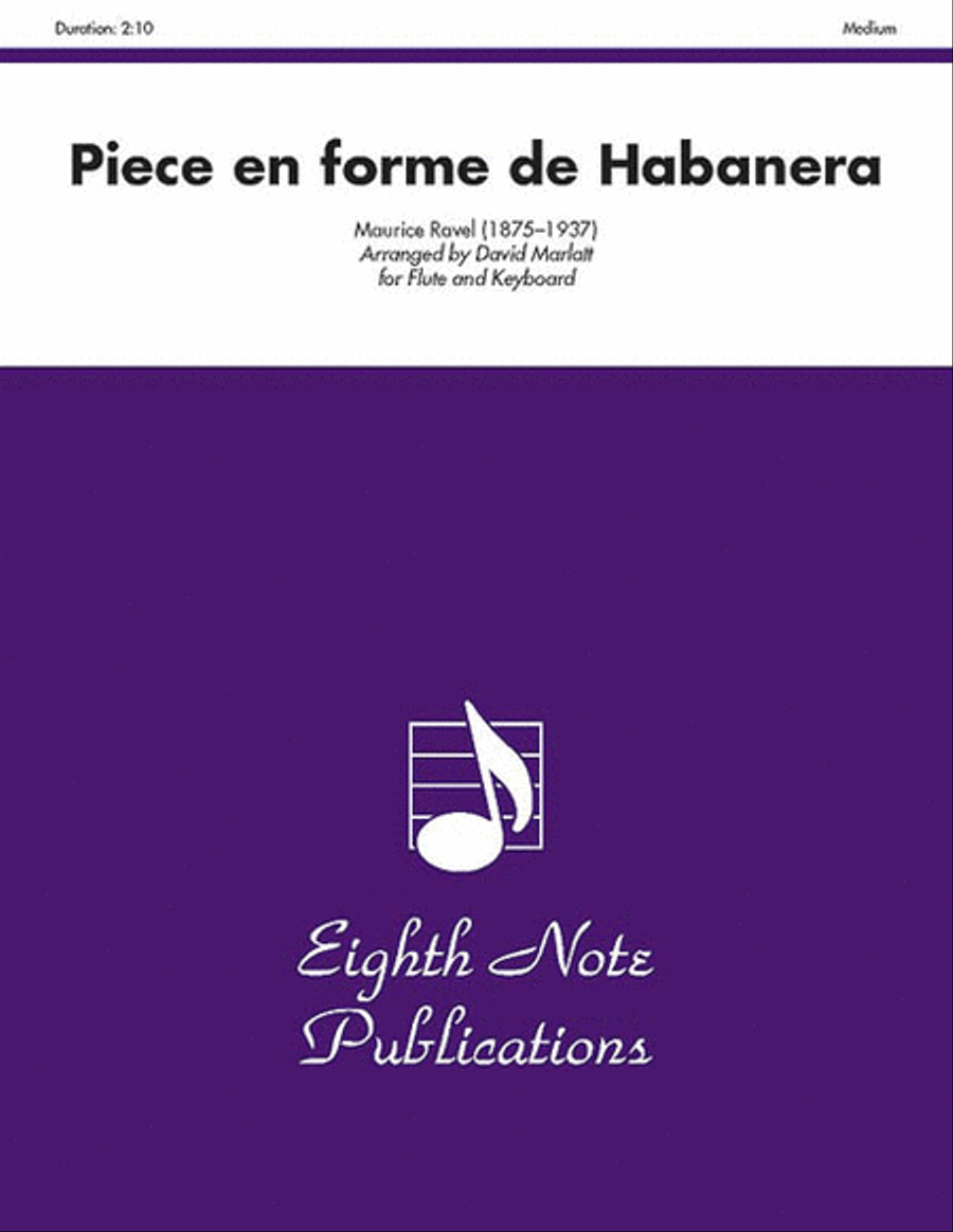 Piece en Forme de Habanera Small Ensemble scores gallery preview page 1