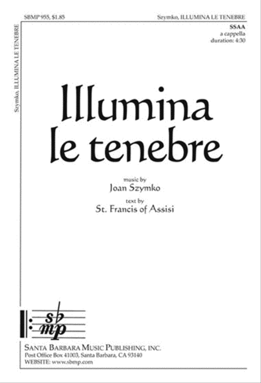 Illumina le tenebre - SSAA Octavo SSAA scores gallery preview page 1
