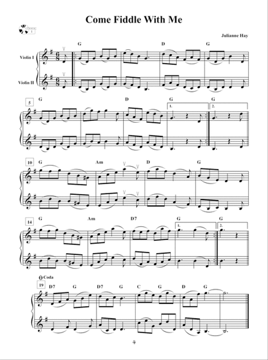 Come Fiddle With Me, Volume Two String Duet scores gallery preview page 5