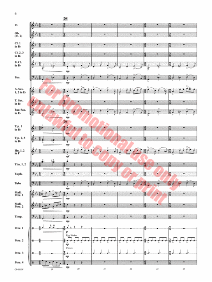 Brain Waves Concert Band scores gallery preview page 7