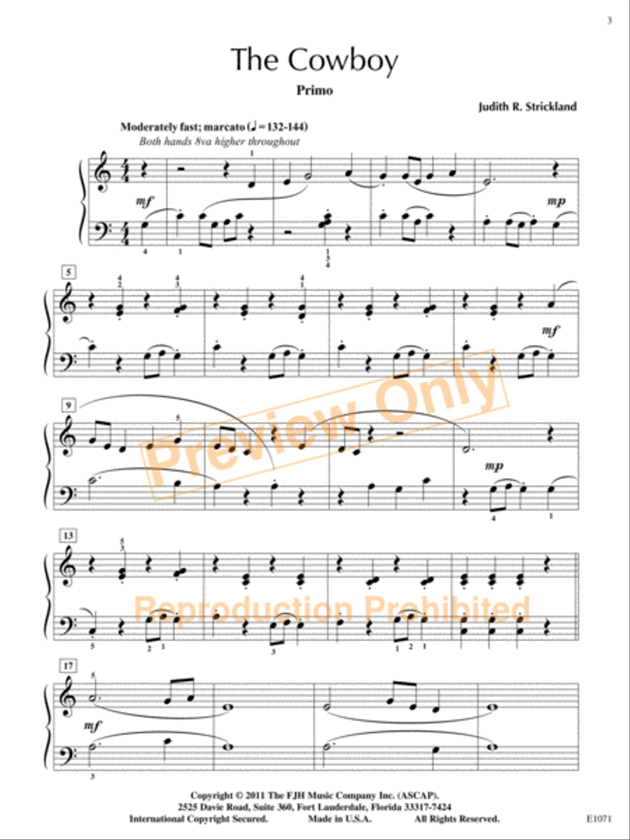 The Cowboy Small Ensemble scores gallery preview page 4