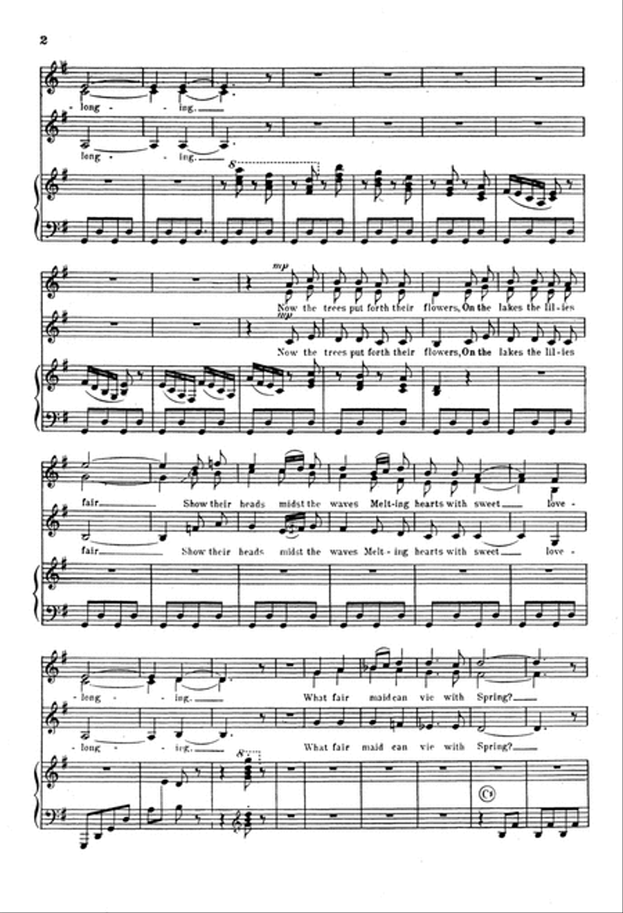 Two Eastern Pictures (I. Spring: II. Summer) SSA scores gallery preview page 2