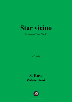 Book cover for S. Rosa-Star vicino,Ver. II,in B Major