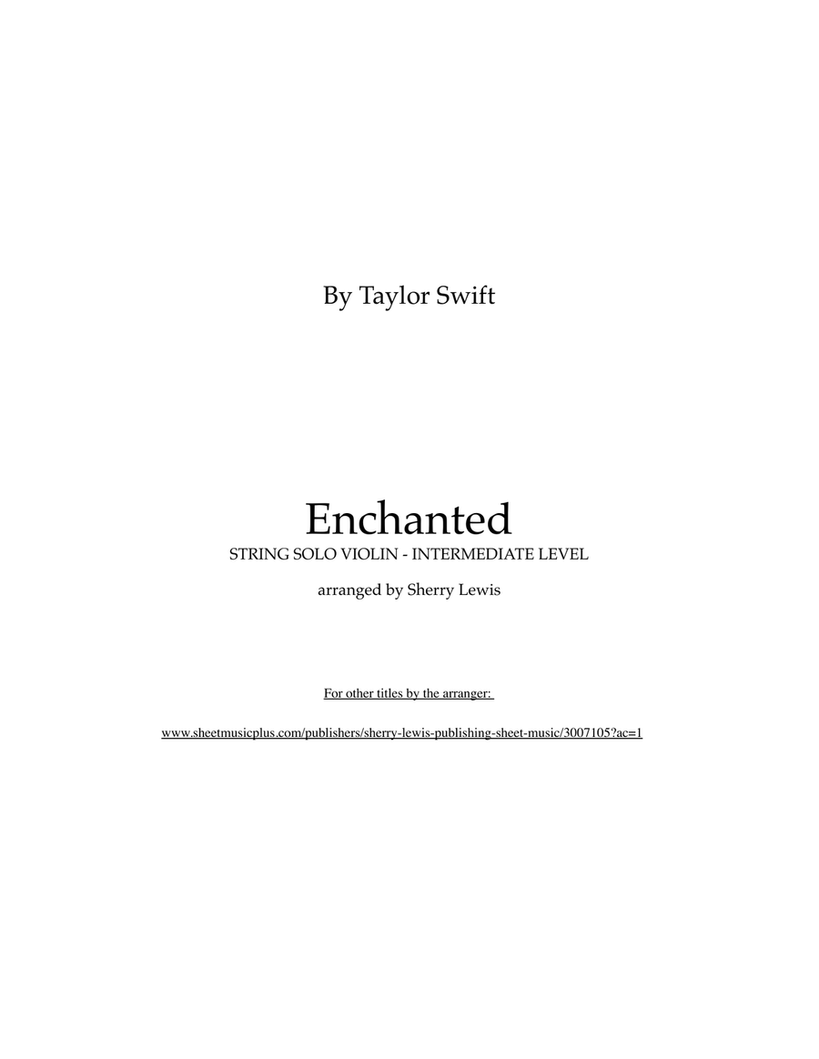 Enchanted Violin Solo scores gallery preview page 3