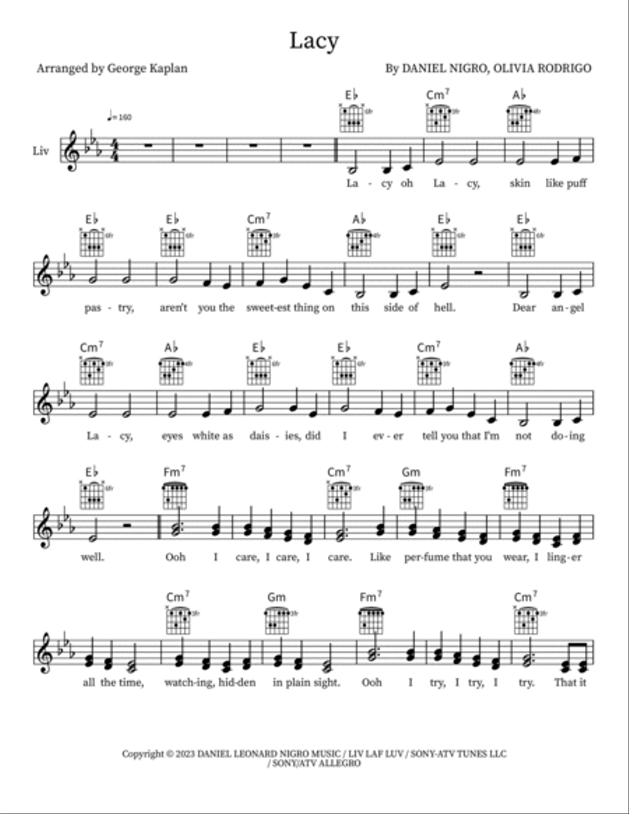 Lacy Lacy Score and Parts scores gallery preview page 4