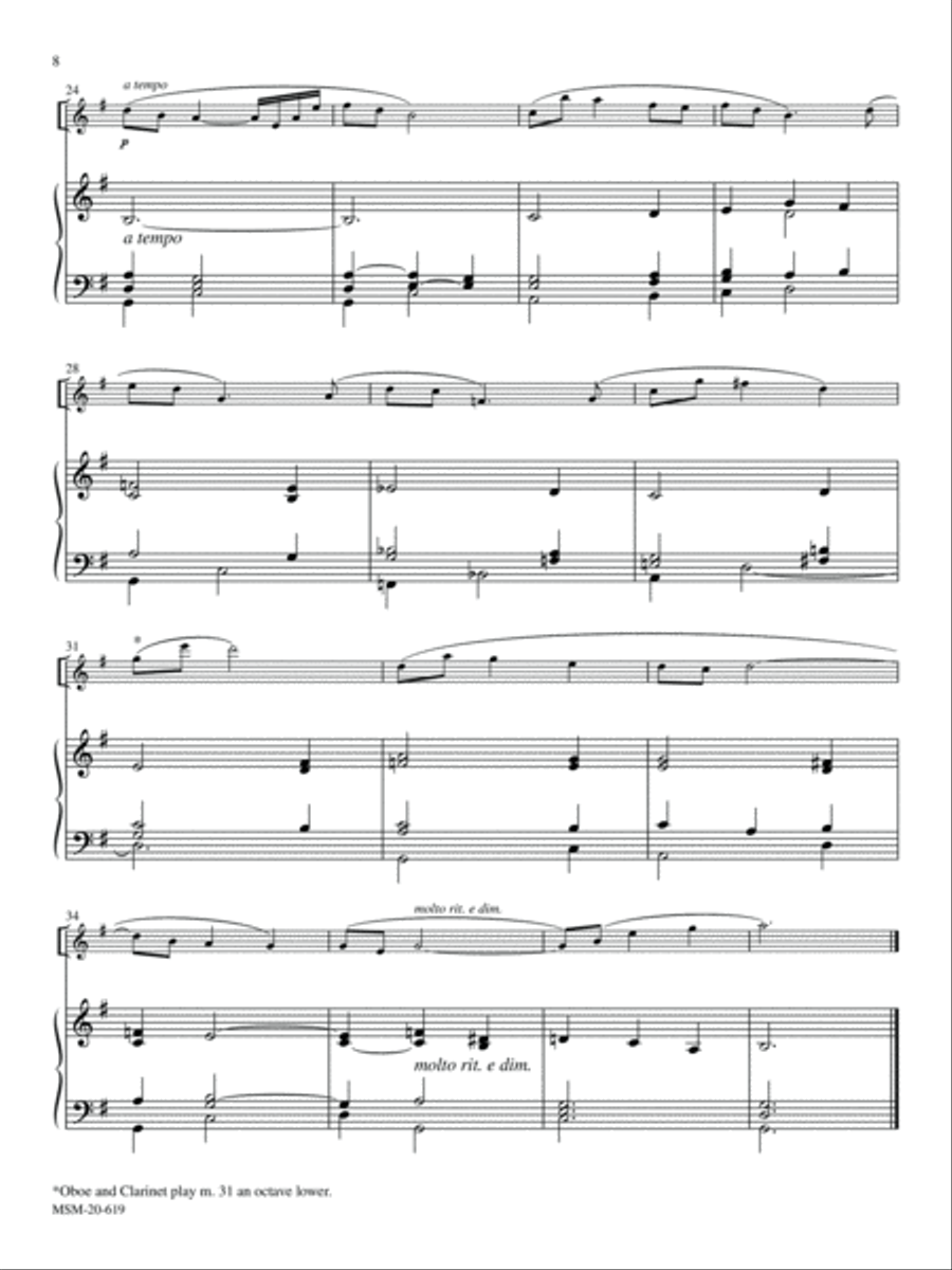 Chanson Piano scores gallery preview page 3