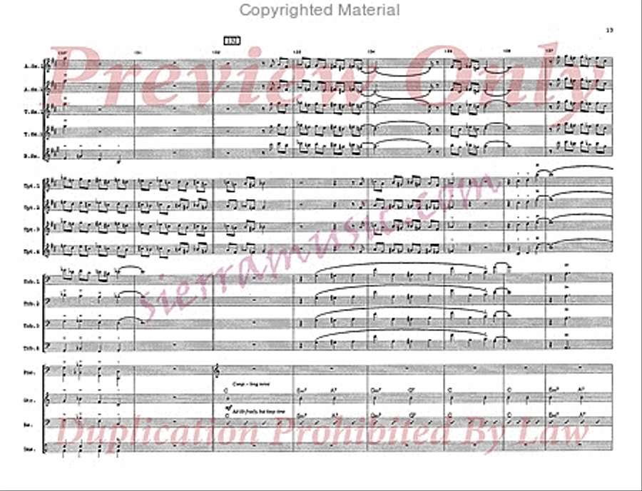 St. Thomas Big Band scores gallery preview page 14