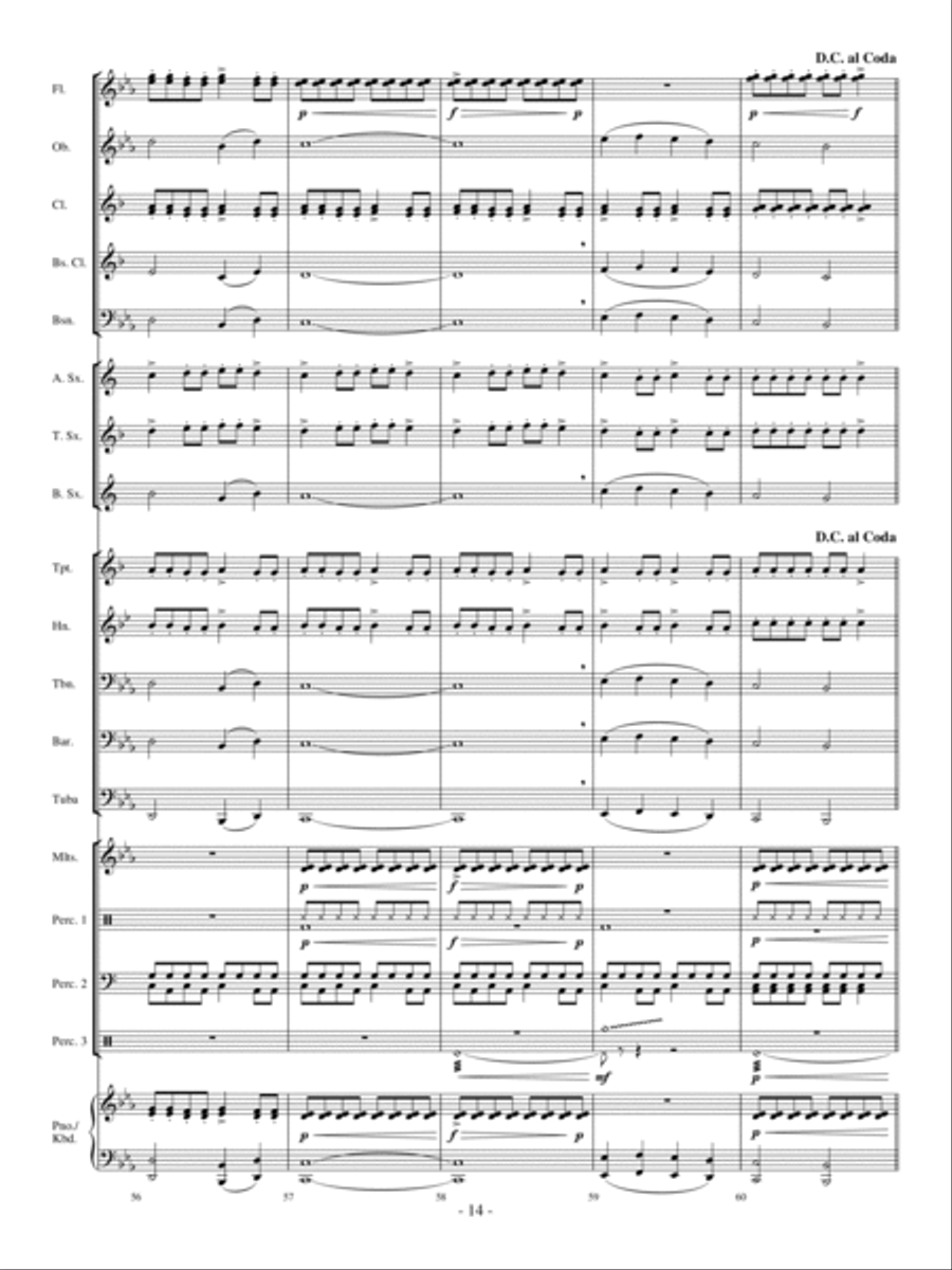 Barrage Concert Band scores gallery preview page 13