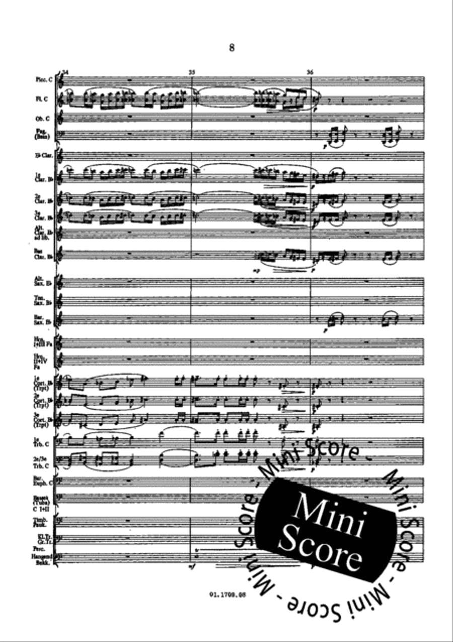 Marcia Pomposa Marcia Pomposa Concert Band scores gallery preview page 12