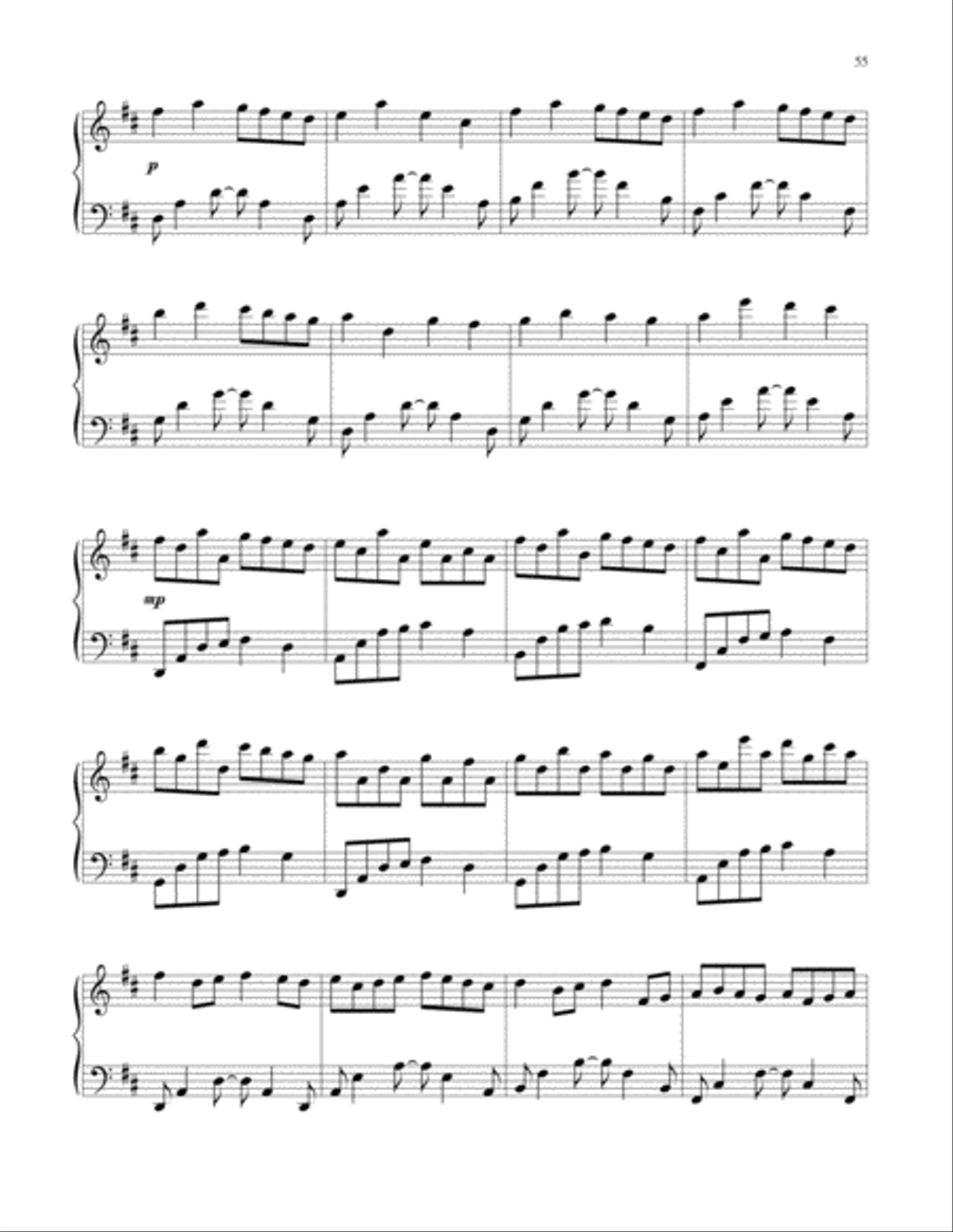 Piano Weavings Volume 2 Piano Solo scores gallery preview page 56