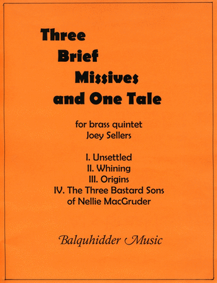 Book cover for Three Brief Missives