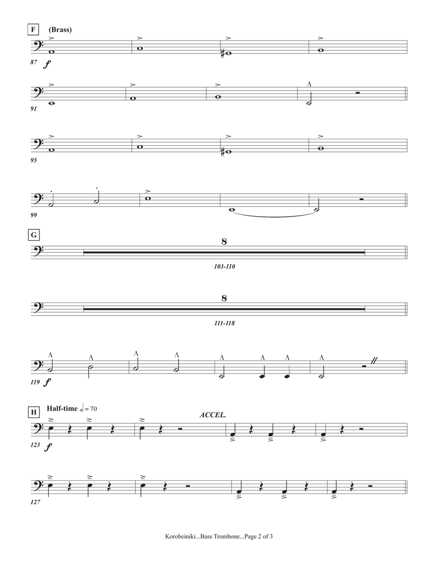 Korobeiniki (from Tetris) Full Orchestra scores gallery preview page 2