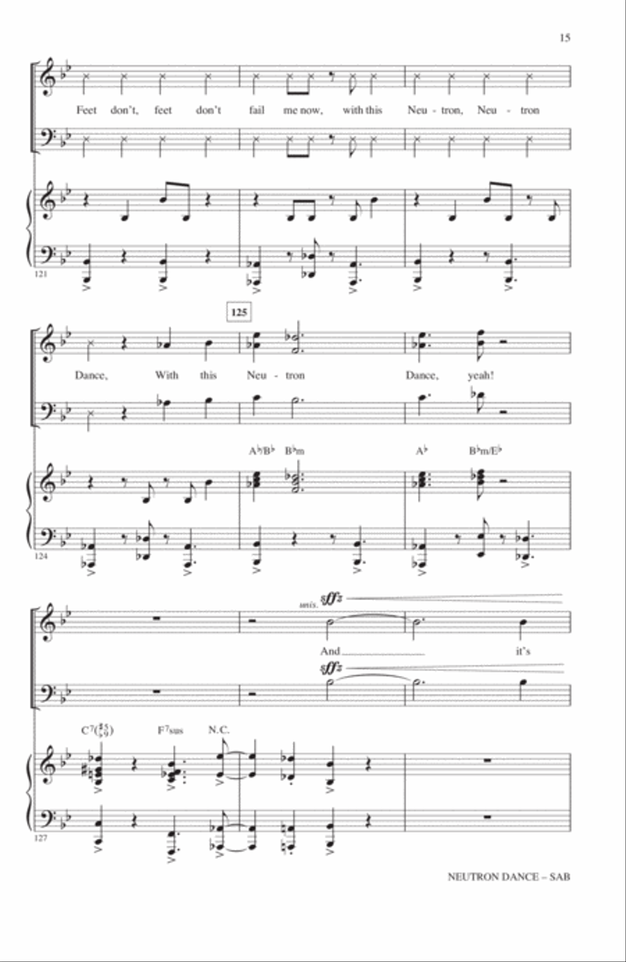 Neutron Dance 3-Part scores gallery preview page 14