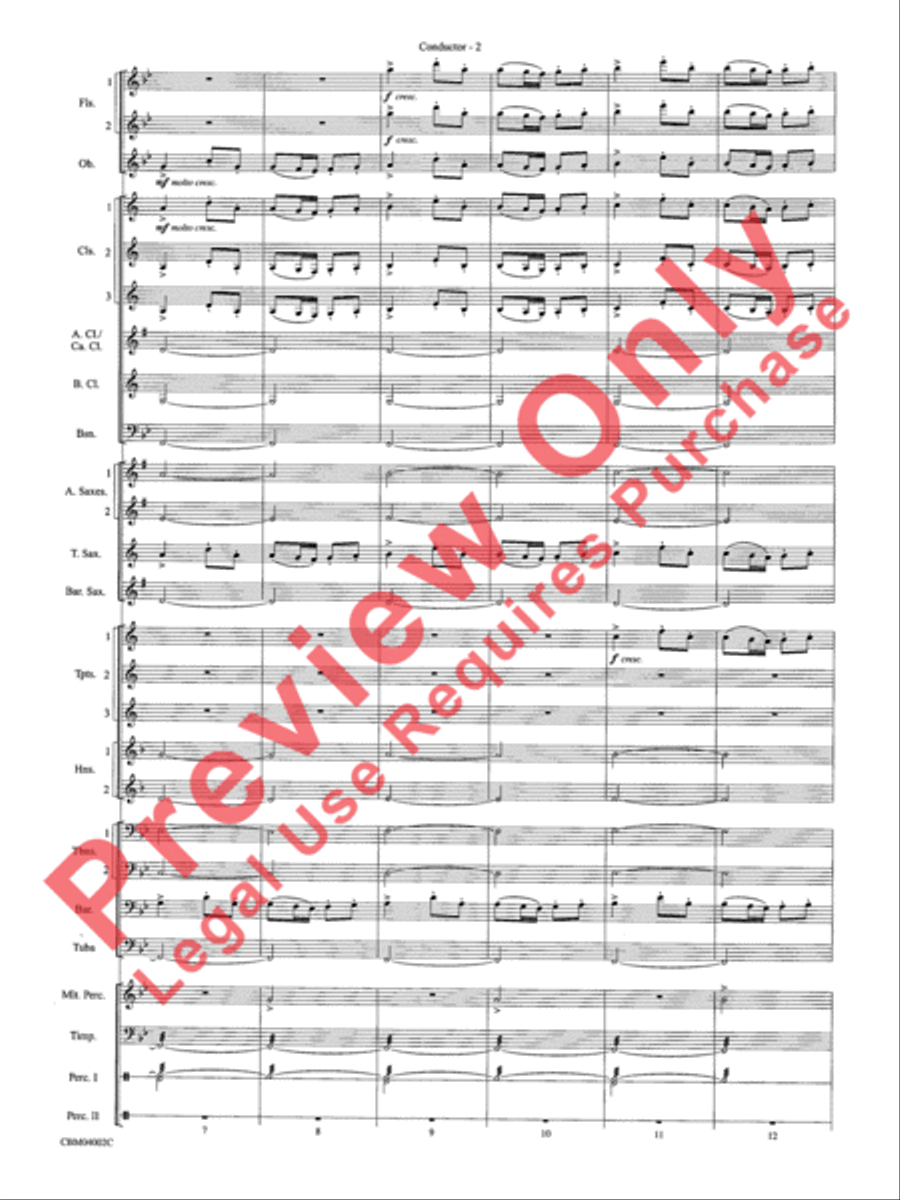 The Dam Busters Concert March Concert Band scores gallery preview page 5
