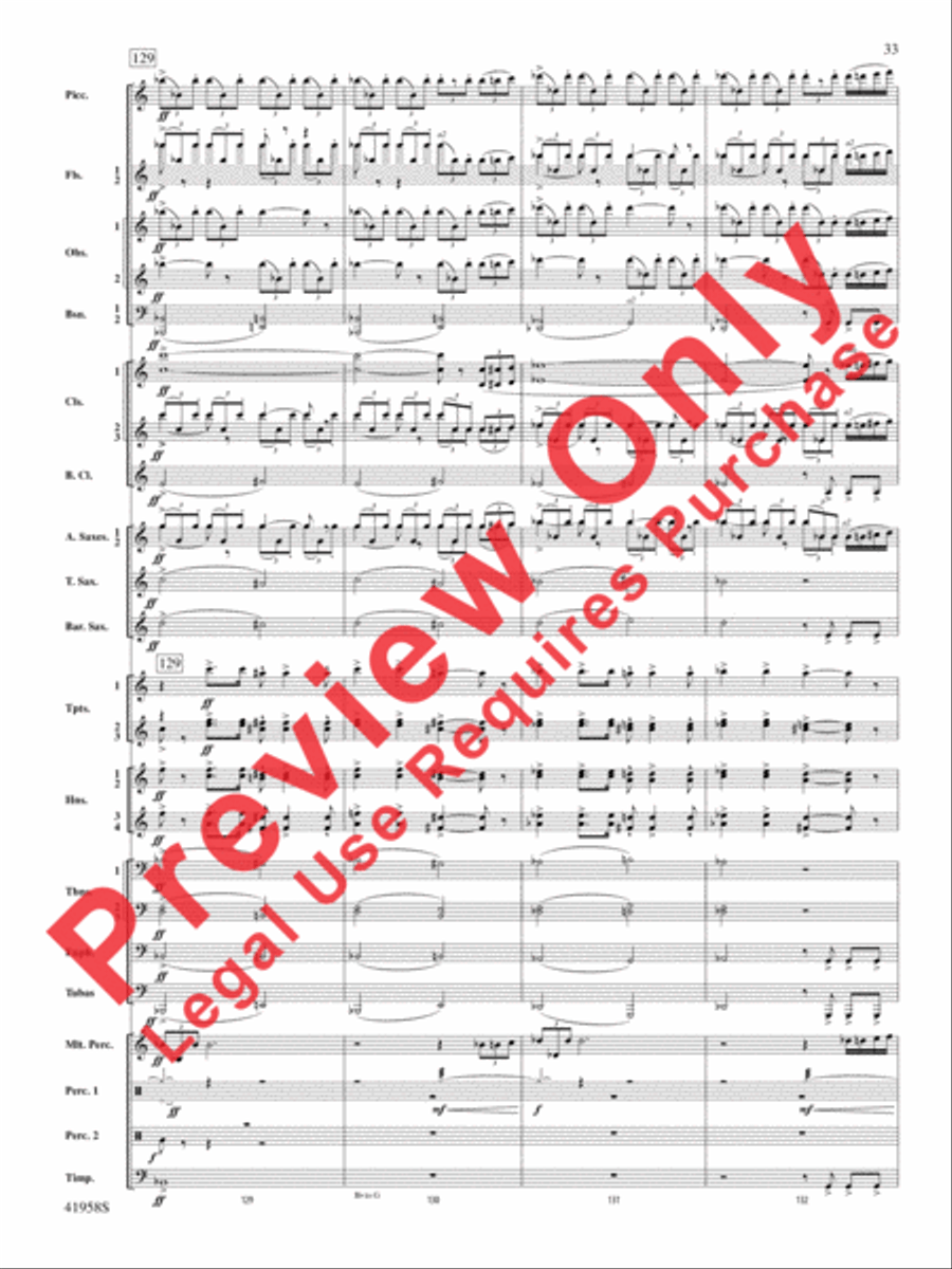 God's Country Concert Band scores gallery preview page 53
