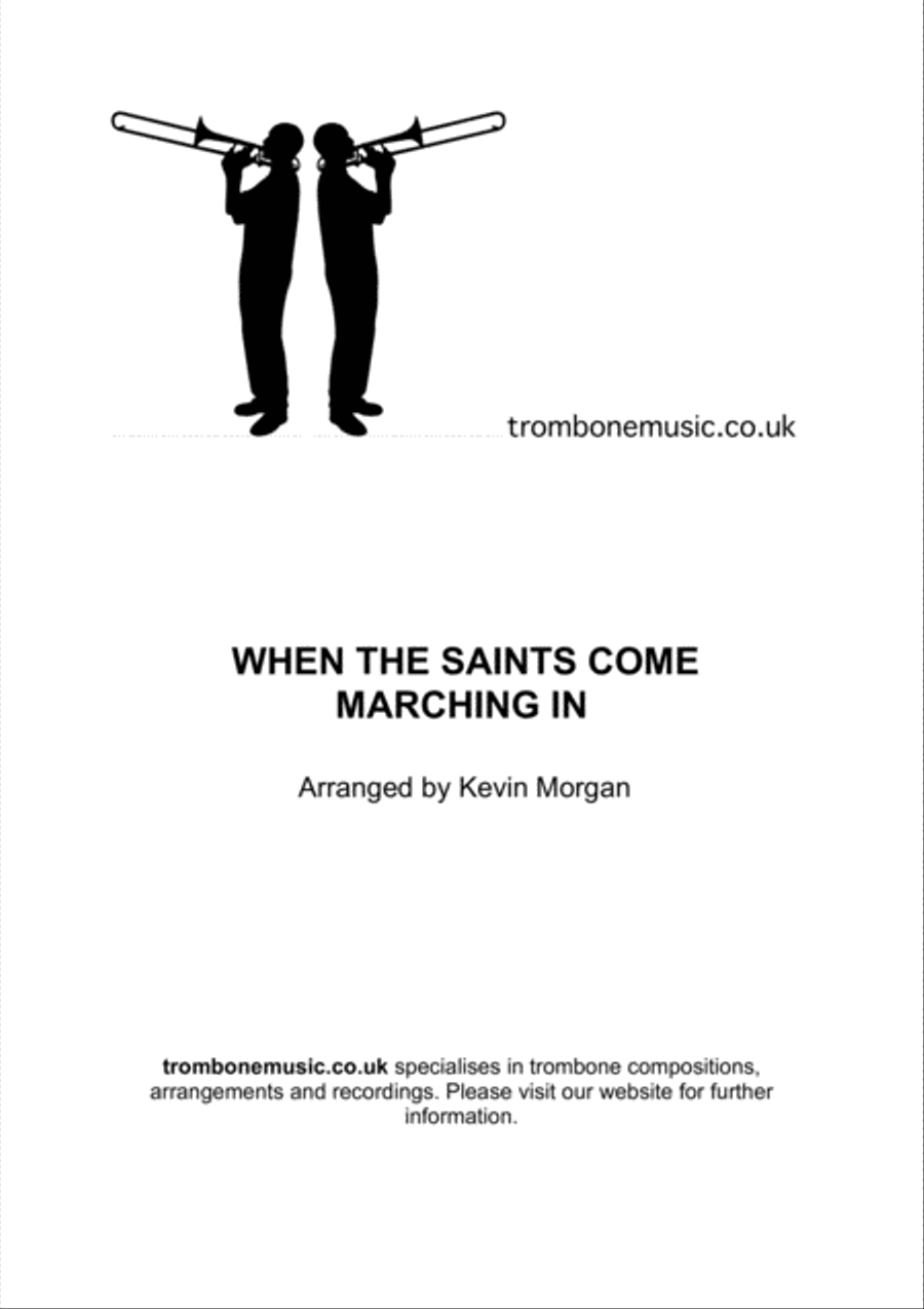 When the Saints Come Marching In Brass Ensemble scores gallery preview page 1