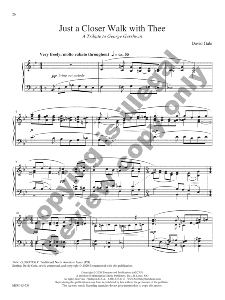 Morning Has Broken Piano Solo scores gallery preview page 9