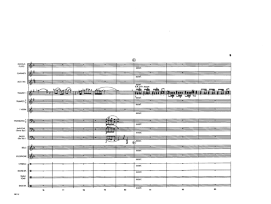 Fire Dance Fire Dance Marching Band scores gallery preview page 10
