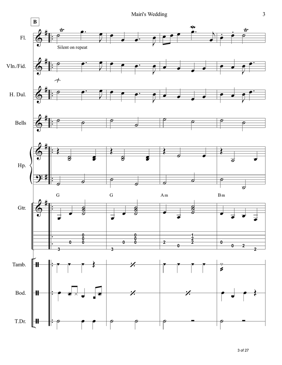 Mairi's Wedding Small Ensemble scores gallery preview page 6