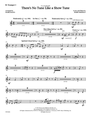 There's No Tune Like a Show Tune (arr. Mark Hayes) - Bb Trumpet 1