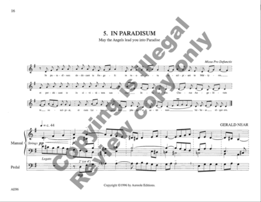 St. Augustine's Organbook Organ scores gallery preview page 6