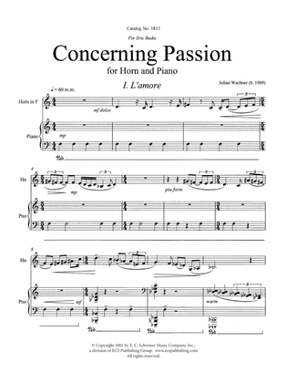 Concerning Passion (Downloadable)