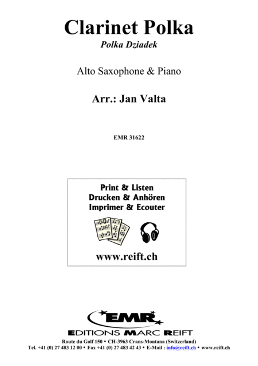 Clarinet Polka Clarinet Polka Clarinet scores gallery preview page 1