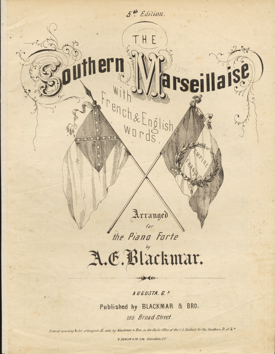The Southern Marseillaise Voice - Digital Sheet Music