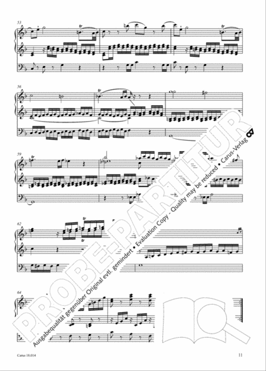 W. A. Mozart: Three organ works Organ scores gallery preview page 12