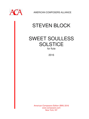 Book cover for [Block] Sweet Soulless Solstice