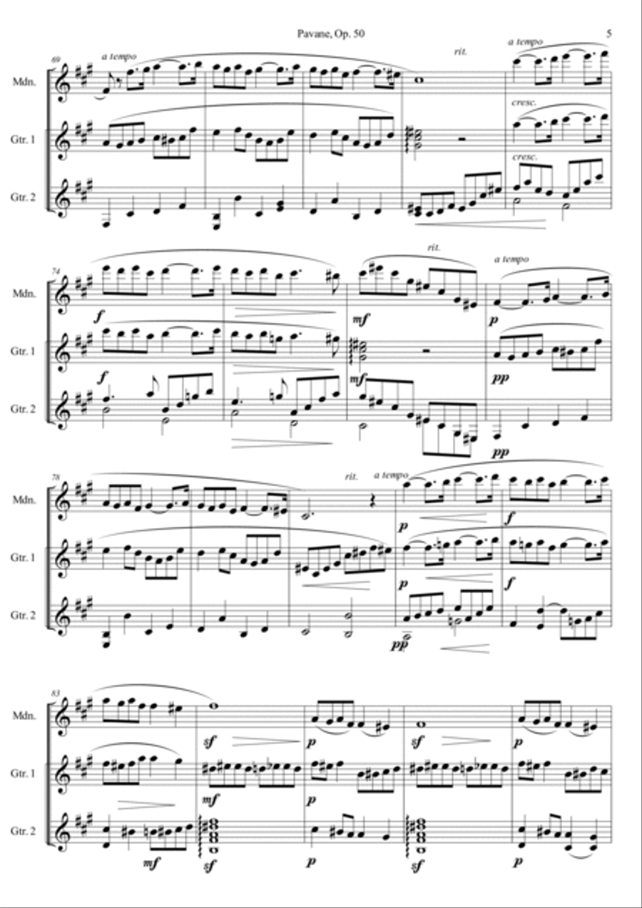 Pavane, Op. 50