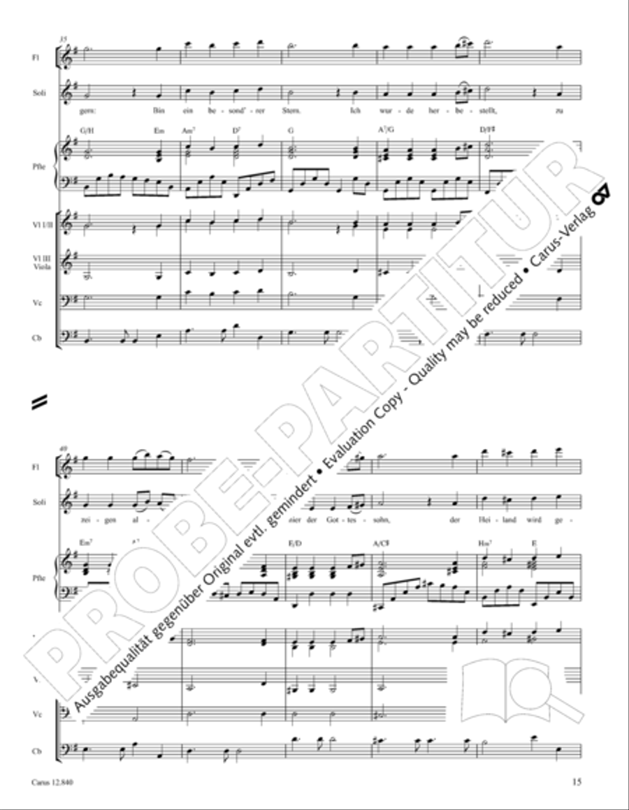 Ochs und Esel wissen mehr Orchestra scores gallery preview page 15
