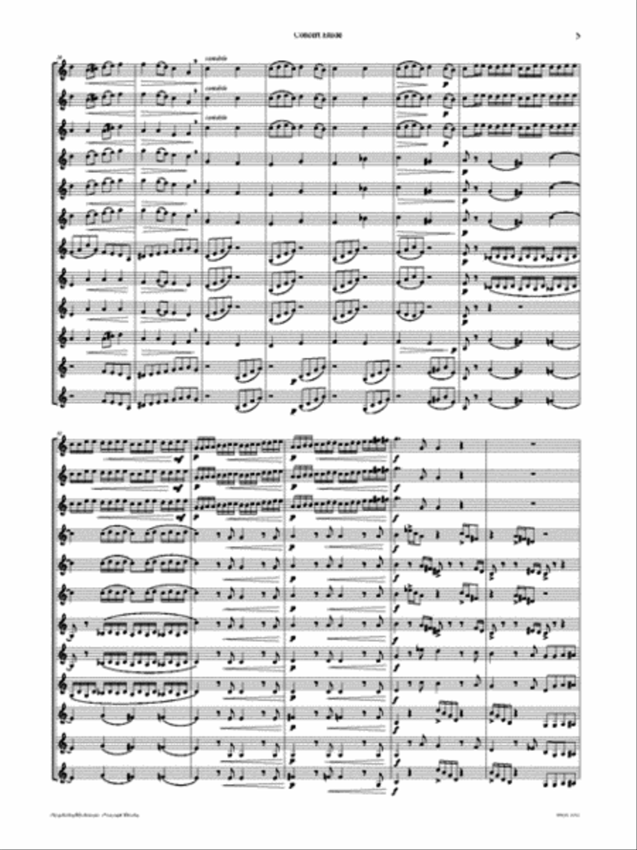 Concert Etude Small Ensemble scores gallery preview page 4