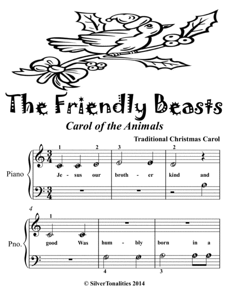 A Tiny Christmas for Beginner Piano Booklet C