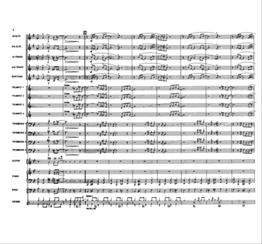 Blue Hue Jazz Ensemble scores gallery preview page 4