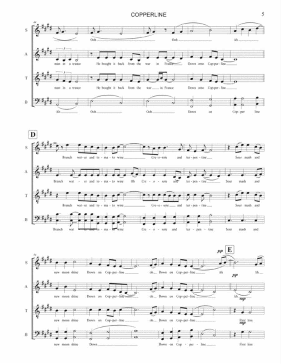 Copperline 4-Part scores gallery preview page 5