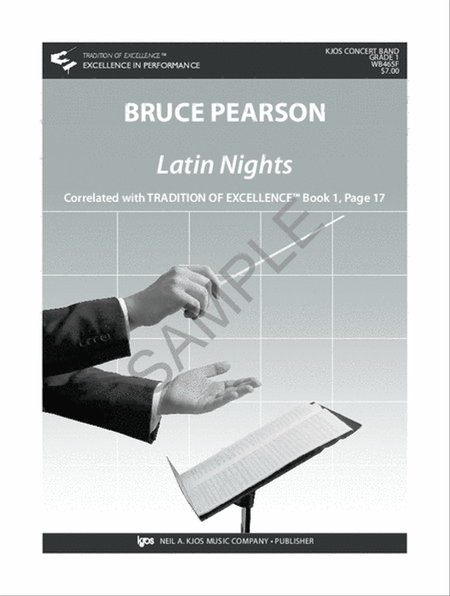 Latin Nights Latin Nights Concert Band scores gallery preview page 2