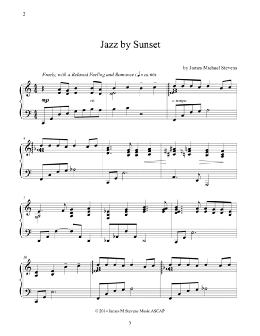 Relaxing & Romantic Piano COMPLETE - Volumes I - VI Piano Solo scores gallery preview page 3