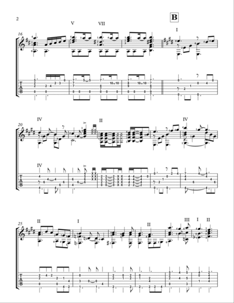 We Are The Champions Guitar Solo scores gallery preview page 2